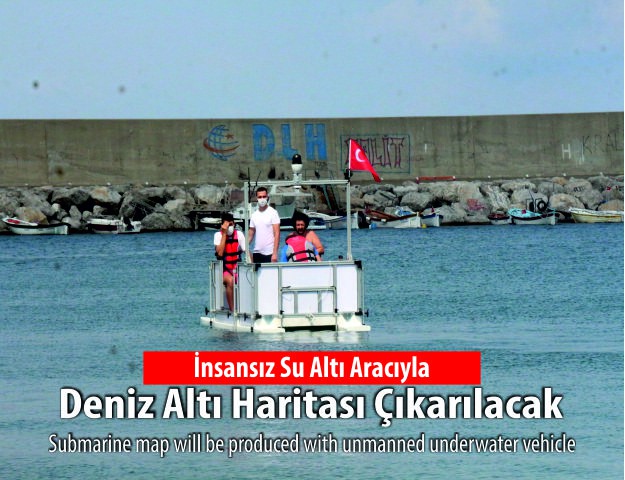 İnsansız Su Altı Aracıyla Deniz Altı Haritası Çıkarılacak