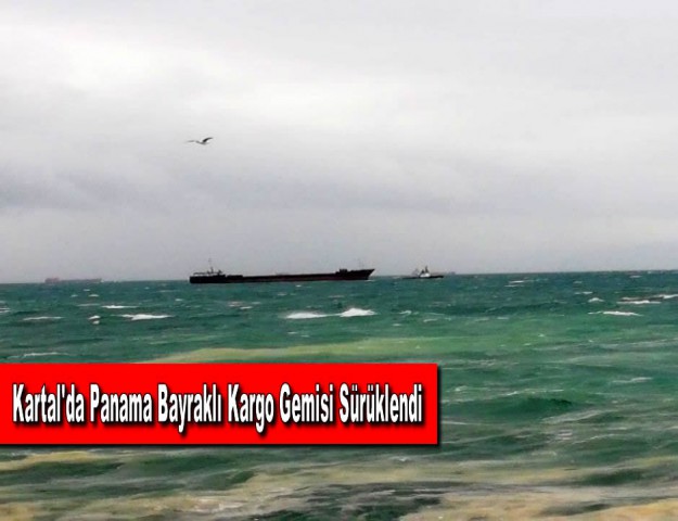 Kartal'da Panama Bayraklı Kargo Gemisi Sürüklendi