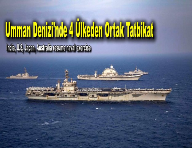 Umman Denizi'nde 4 Ülkeden Ortak Tatbikat