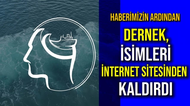 Dernek, İsimleri İnternet Sitesinden Kaldırdı