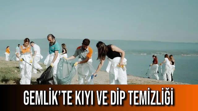 Gemlik’te Kıyı ve Dip Temizliği