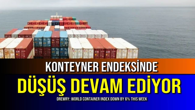 Konteyner Endeksinde Düşüş Devam Ediyor