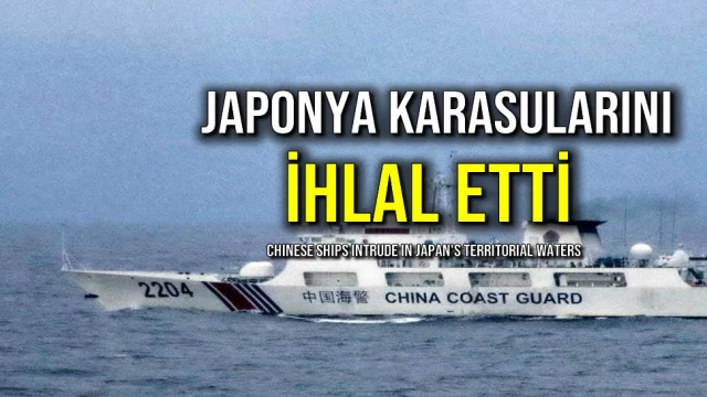 Japonya Karasularını İhlal Etti