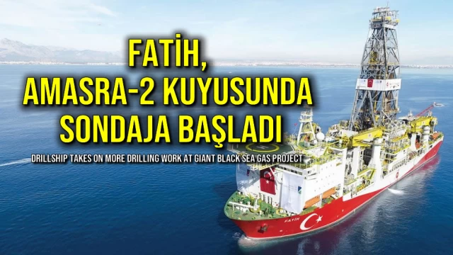 Fatih, Amasra-2 Kuyusunda Sondaja Başladı