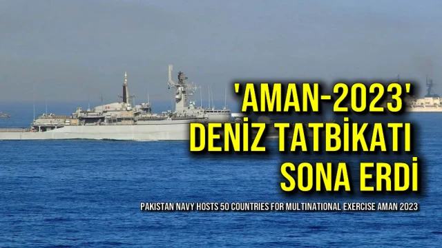 'AMAN-2023' Deniz Tatbikatı Sona Erdi