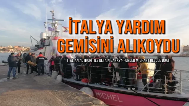 İTALYA YARDIM GEMİSİNİ ALIKOYDU