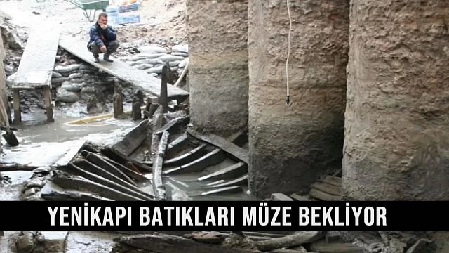 Yeni kapı batıkları müze bekliyor