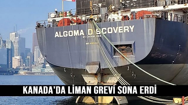 Kanada liman grevi sona erdi