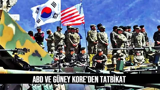 ABD ve Güney Kore'den Kuzey Kore'ye karşı tatbikat