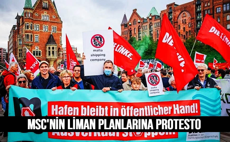 MSC'nin liman planlarını protesto ettiler