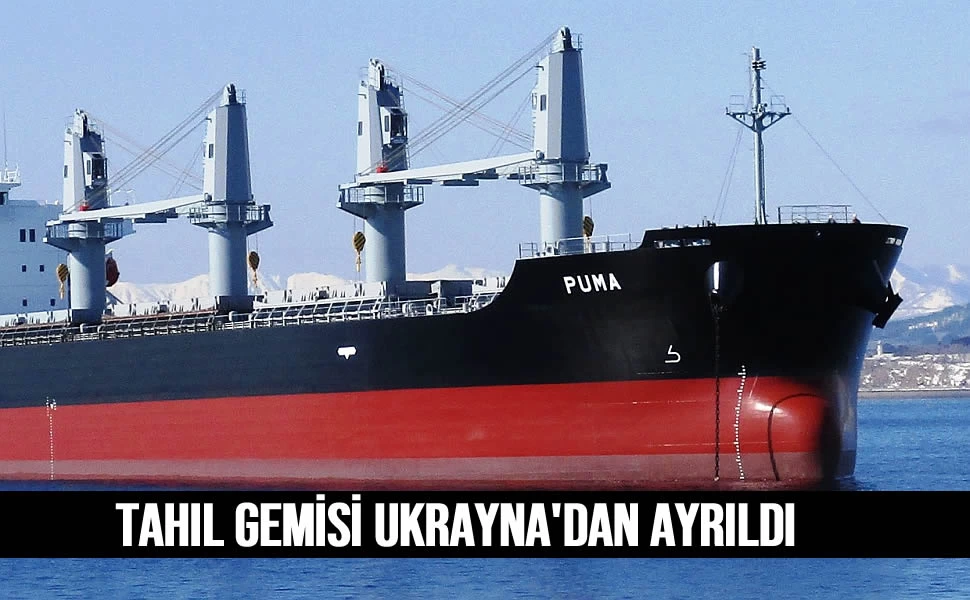 Tahıl Yüklü Gemi, Ukrayna Karadeniz Limanından Ayrıldı