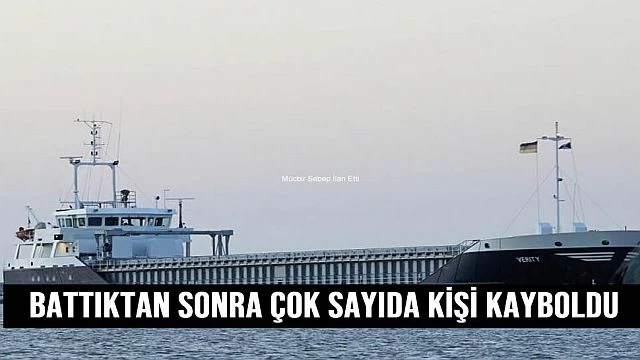 Battıktan sonra çok sayıda kişi kayboldu