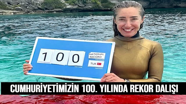 Cumhuriyetimizin 100. yılında rekor dalışı