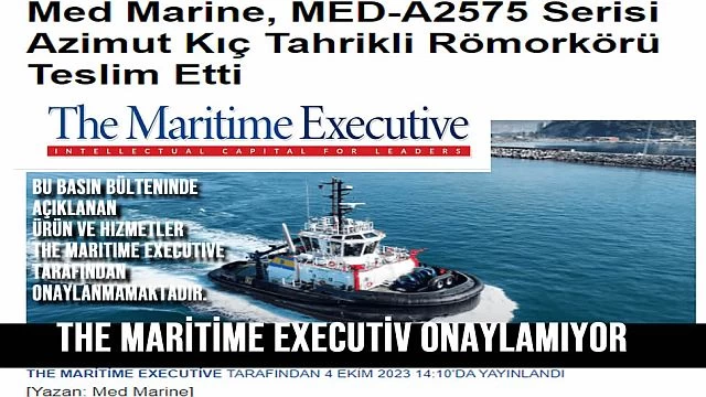 Med Marine, The Maritime Executive'ye yutturamadı