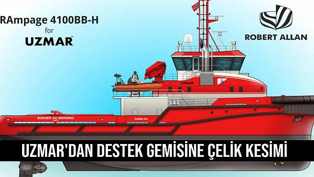 Buksér og Berging destek gemisinde çelik kesimi