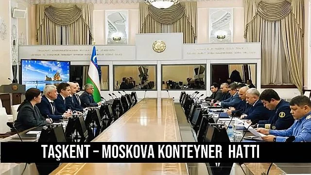 Doğrudan konteyner servisi Taşkent – ​​Moskova