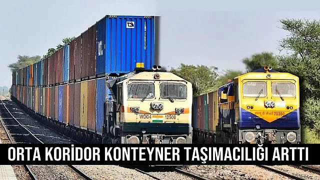 Orta Korİdor konteyner taşımacılığı arttı