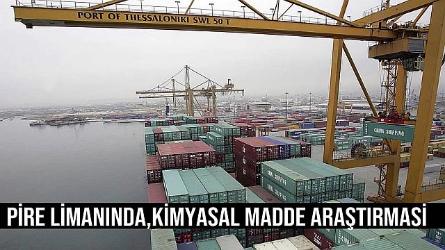 Pire limanında, kimyasal madde araştırması