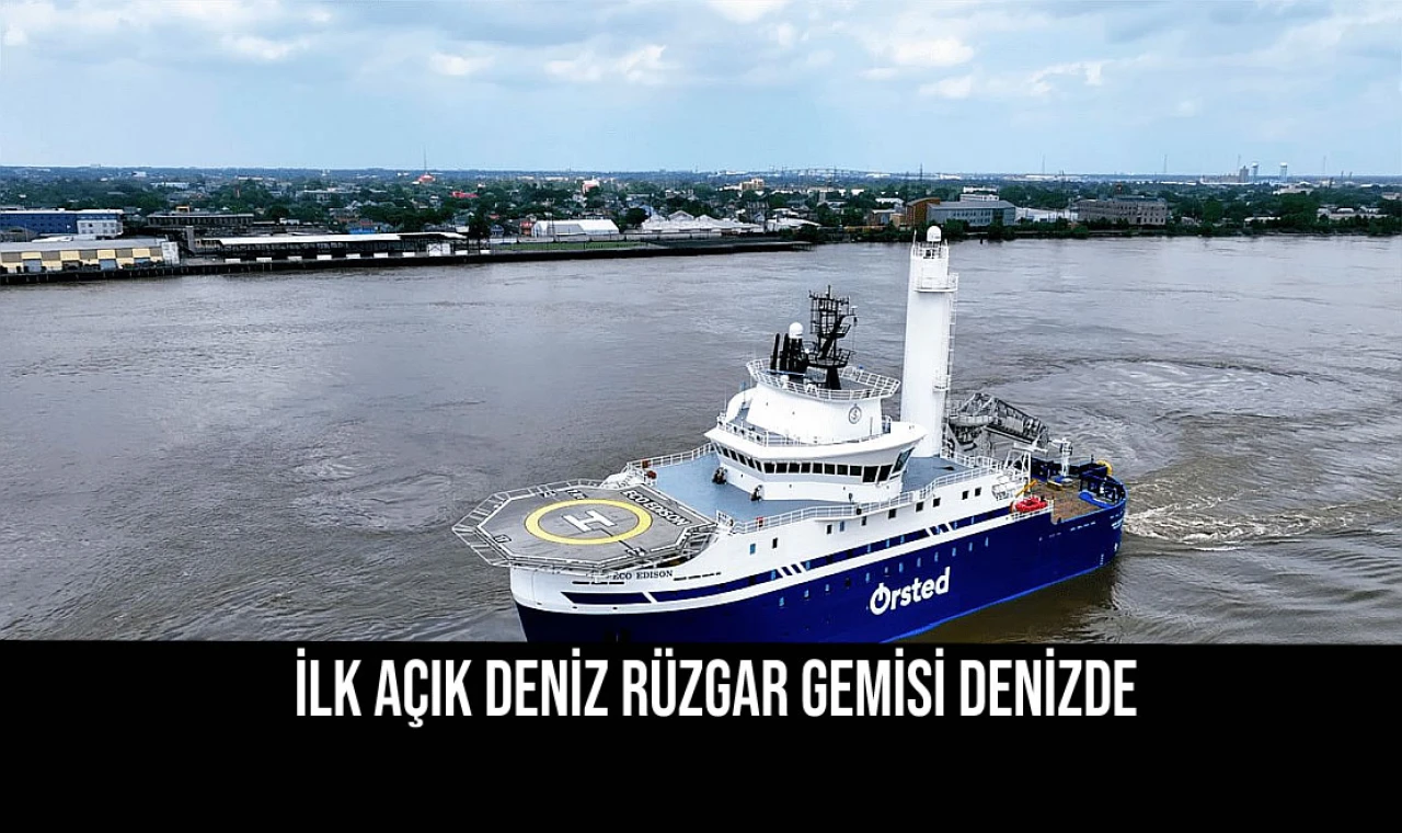 İlk Açık Deniz Rüzgar Gemisi Denizde