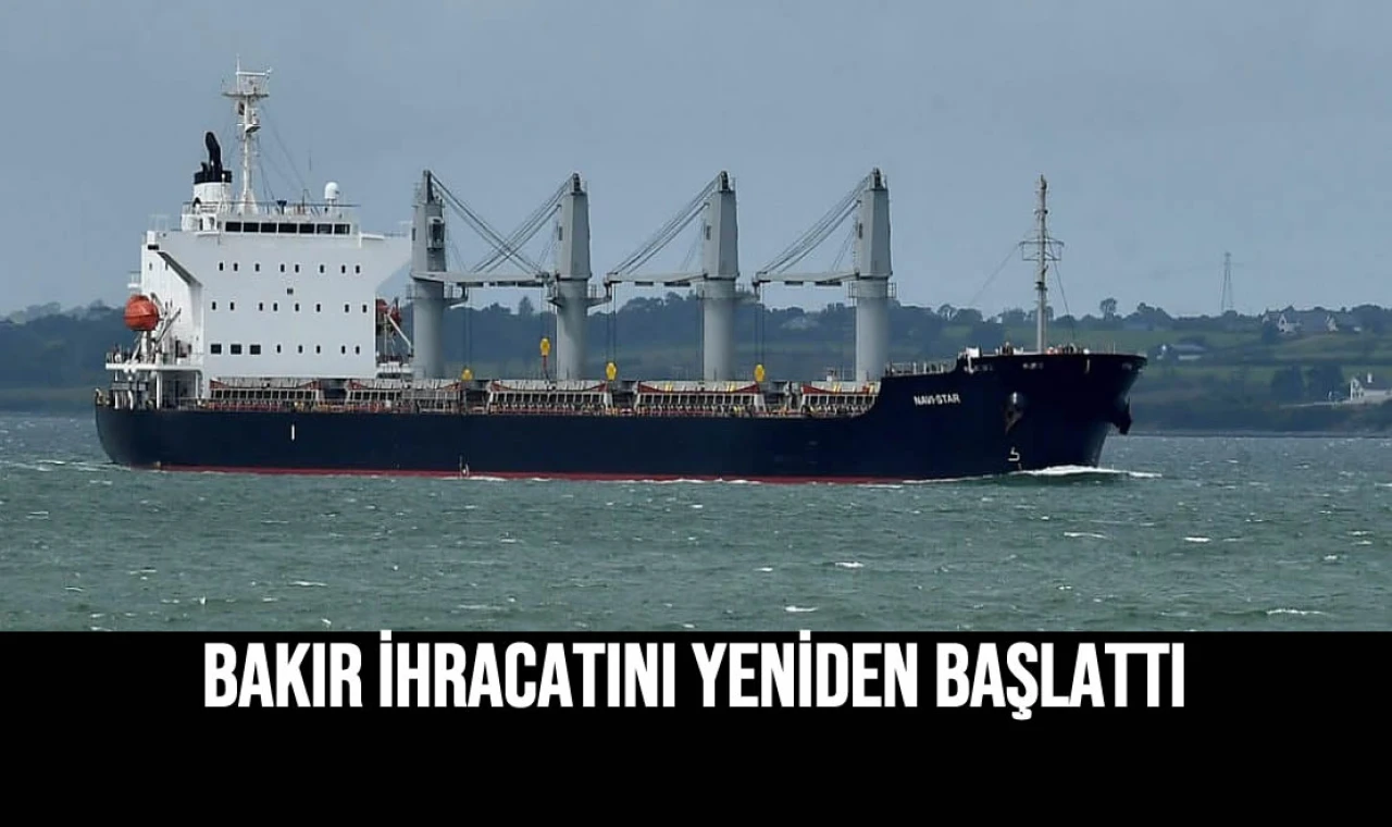 Bakır İhracatını Yeniden Başlattı