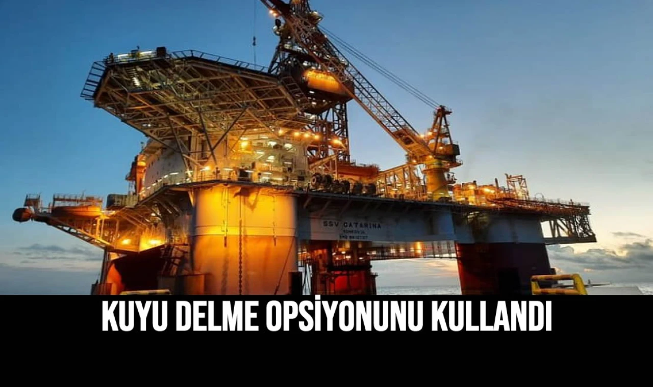 Kuyu Delme Opsiyonunu Kullandı