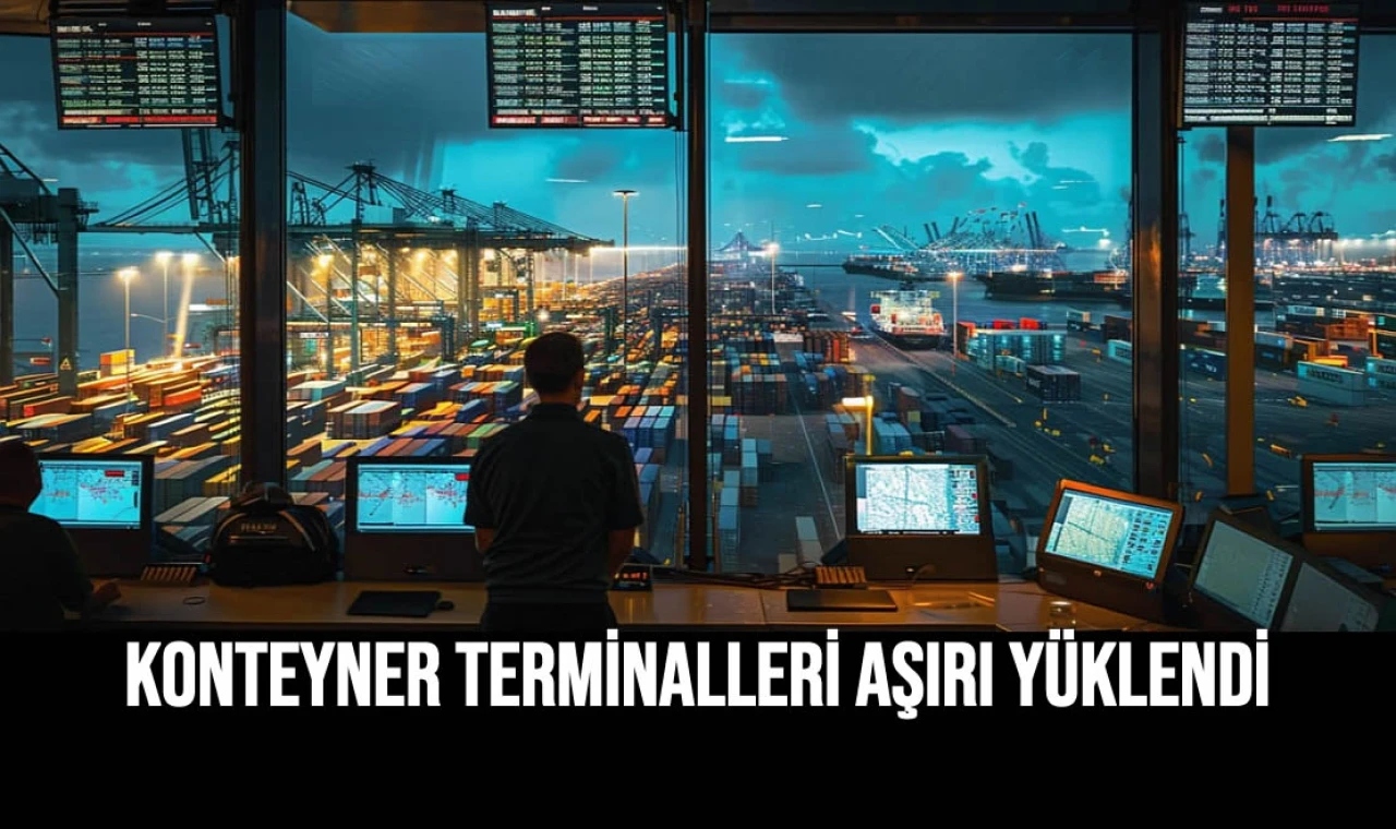 Konteyner Terminalleri Aşırı Yüklendi