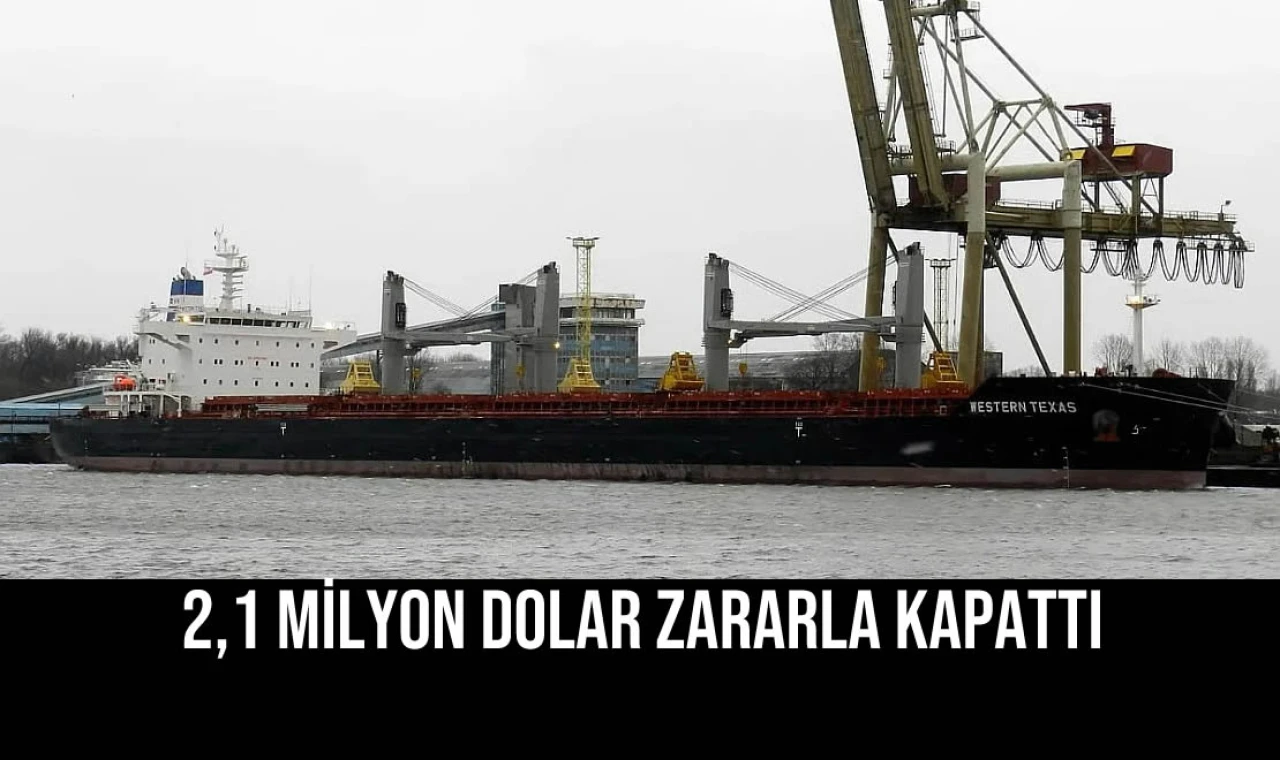2,1 Milyon Dolar Zararla Kapattı