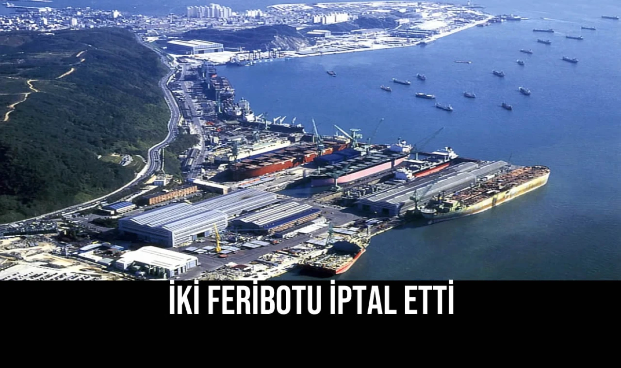 İki Feribotu İptal Etti