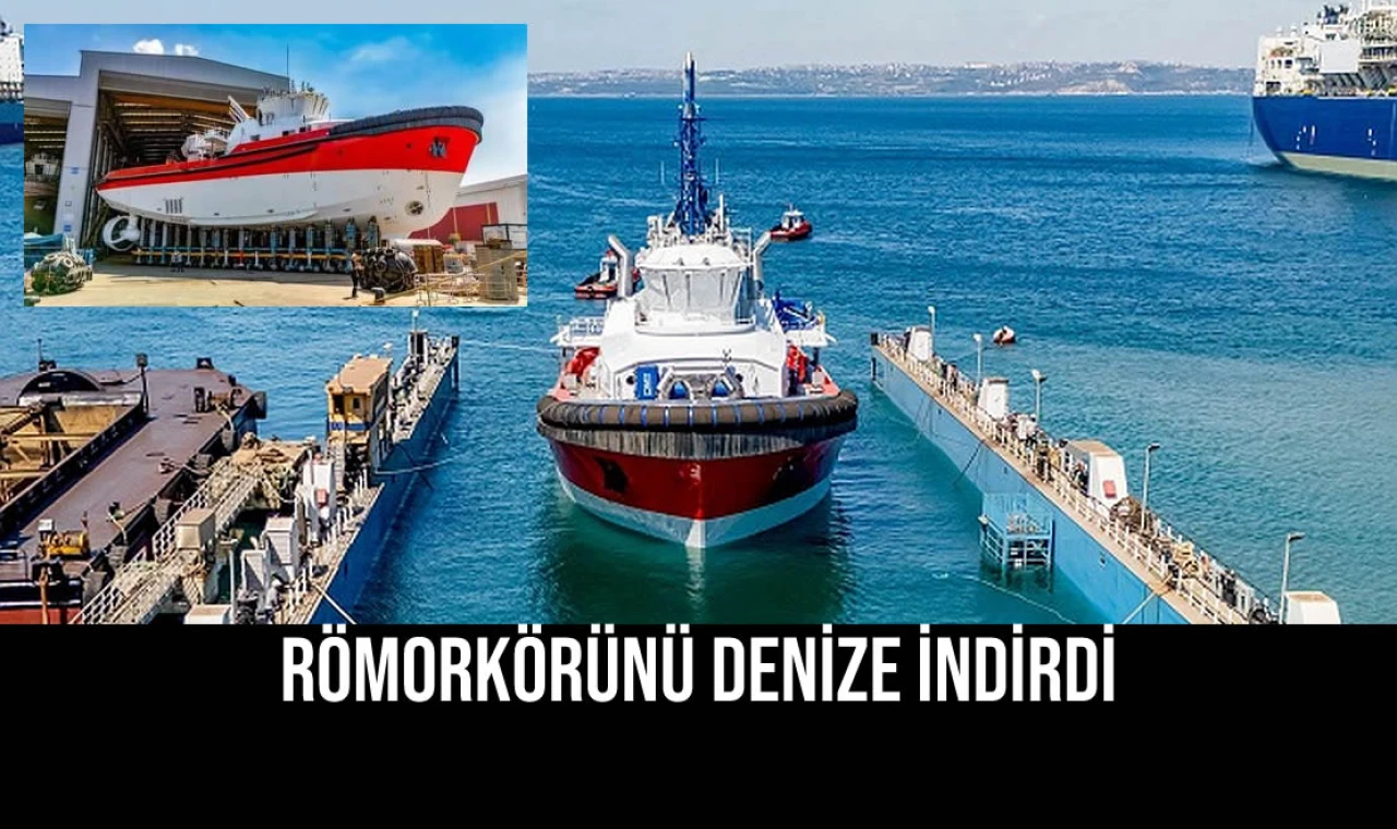 Römorkörünü Denize İndirdi