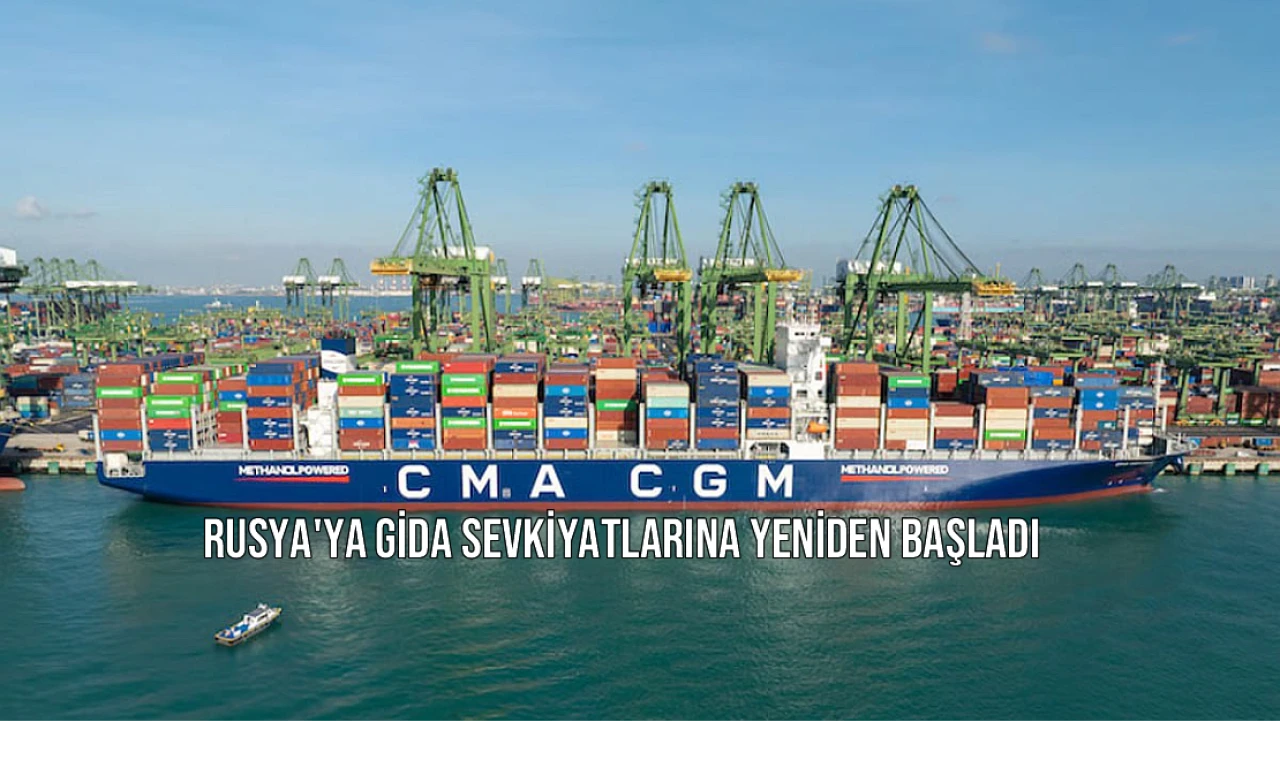 Rusya'ya Gıda Sevkiyatlarına Yeniden başladı