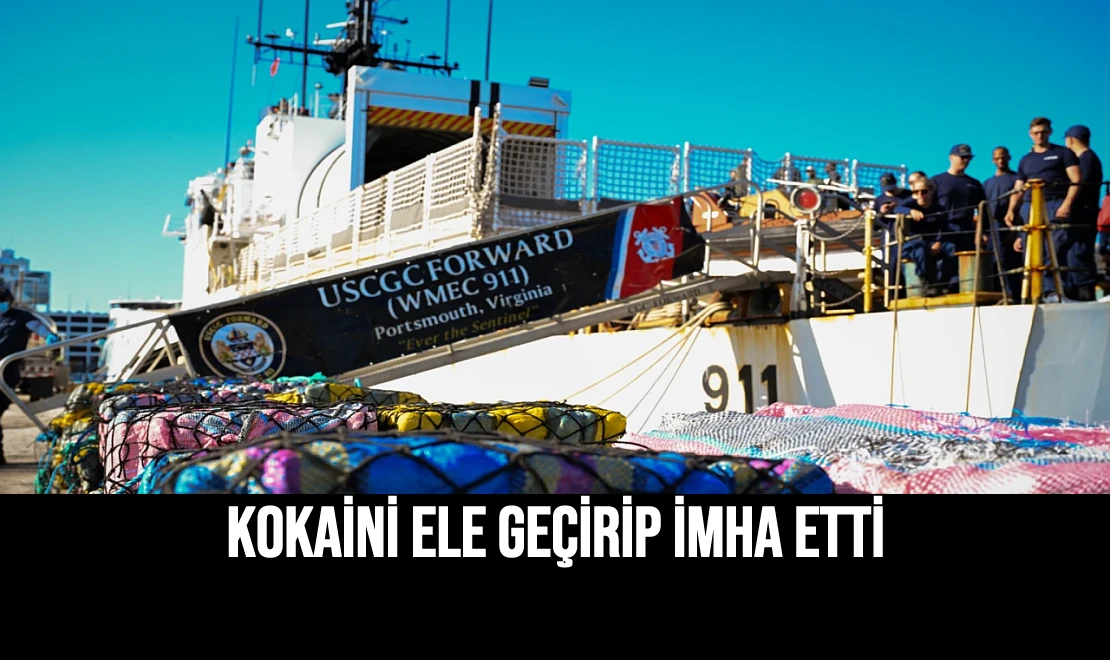 Kokaini Ele Geçirip İmha Etti