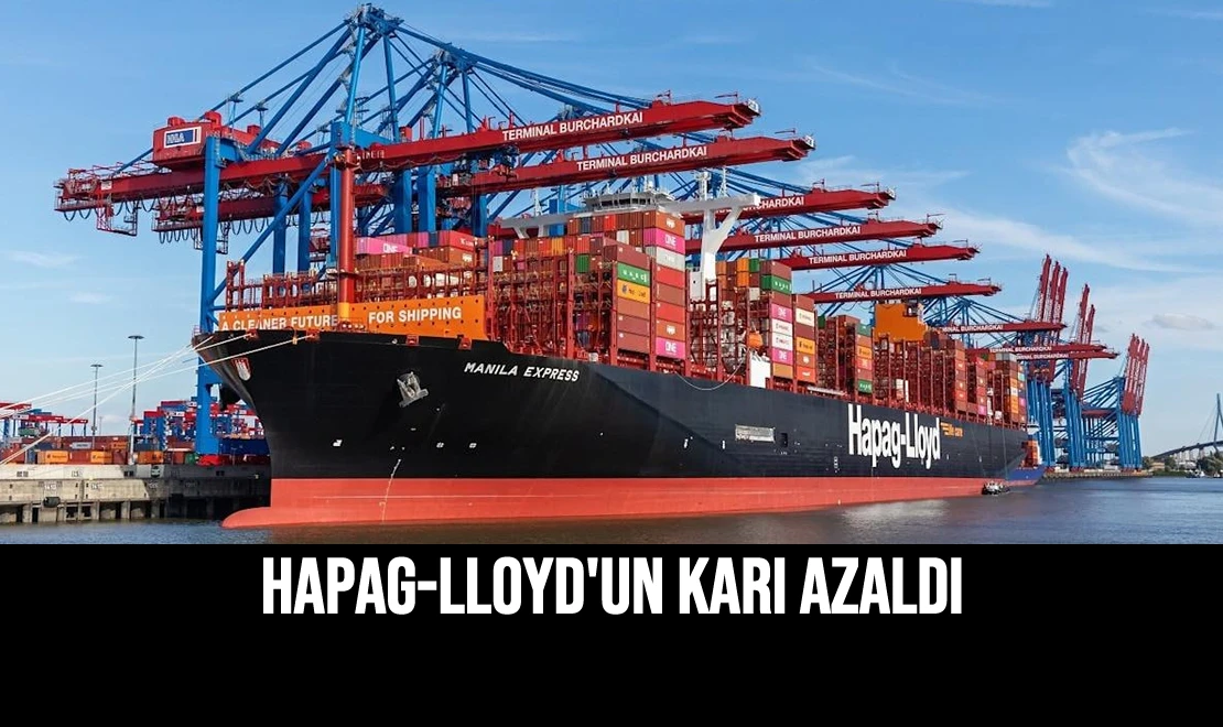Hapag-Lloyd'un Karı Azaldı