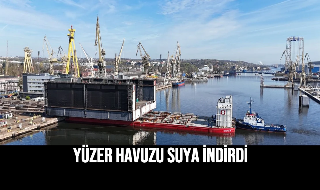 Yüzer Havuzu Suya İndirdi