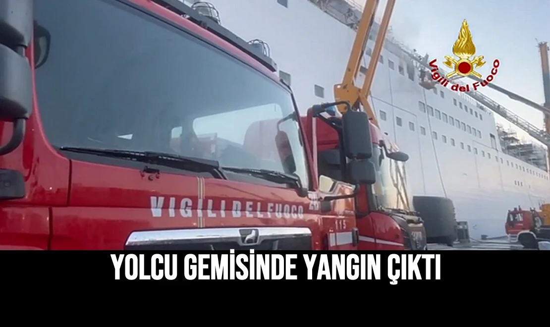 Yolcu Gemisinde Yangın Çıktı