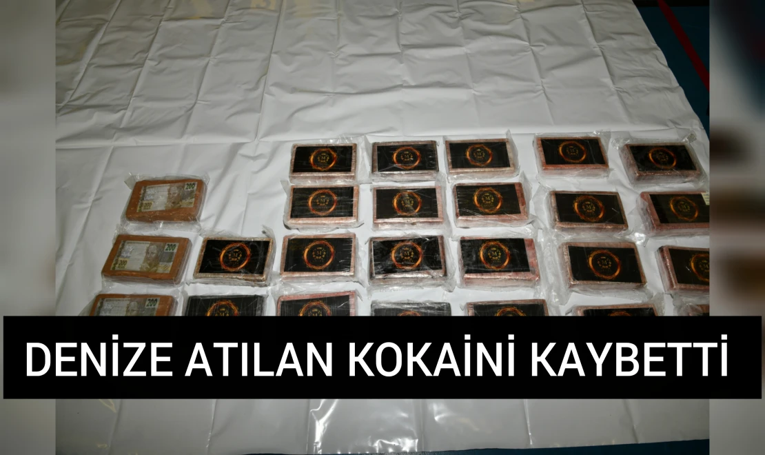 Denize Atılan Kokaini Kaybetti