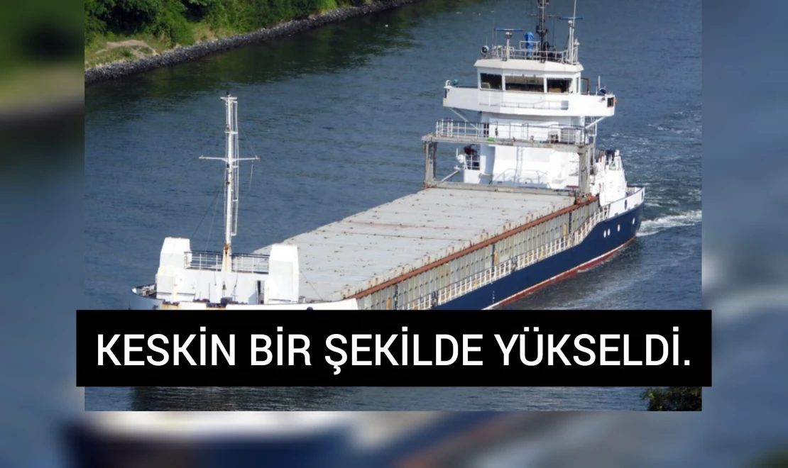 KESKİN BİR ŞEKİLDE YÜKSELDİ