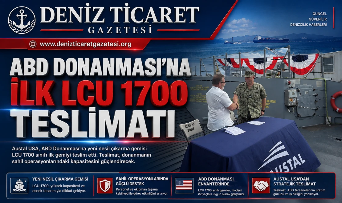 ABD Donanması’na İlk LCU 1700 Teslimatı