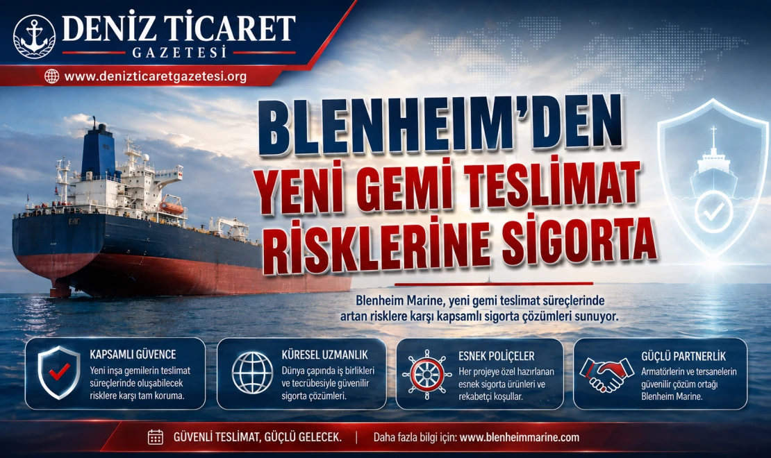 Blenheim’den Yeni Gemi Teslimat Risklerine Sigorta