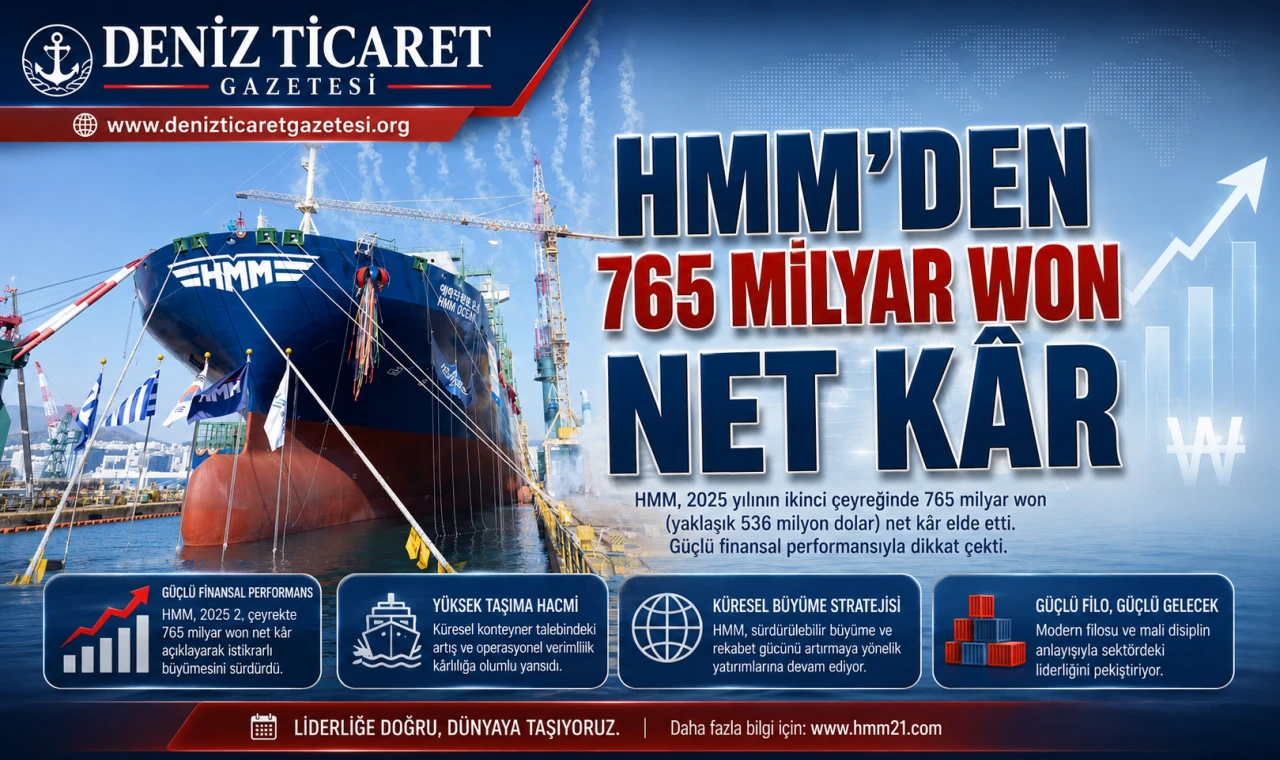 HMM’den 765 Milyar Won Net Kâr