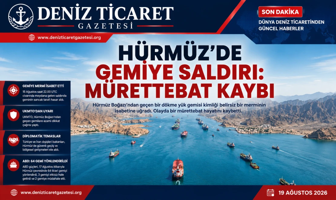 Hürmüz’de Gemiye Saldırı: Mürettebat Kaybı