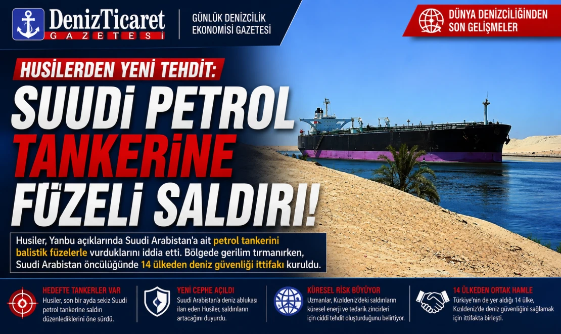 HUSİLERDEN FÜZELİ SALDIRI