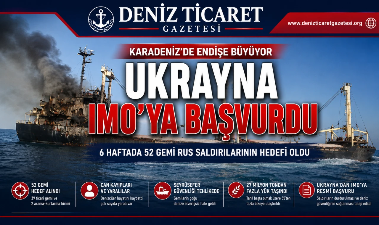 Karadeniz’de Gemi Alarmı: Ukrayna IMO’ya Başvurdu