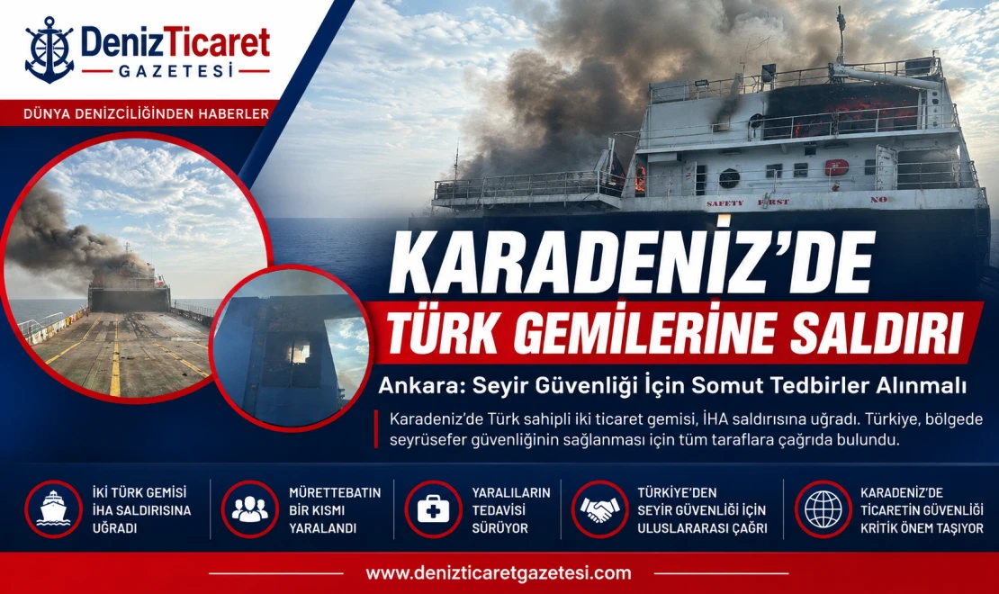 Karadeniz'de Türk Gemilerine Saldırı