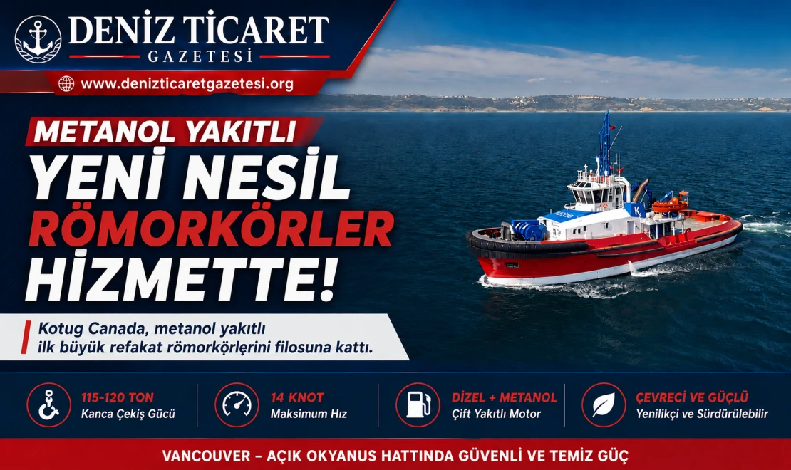 METANOLÜN GÜCÜYLE YENİ NESİL RÖMORKÖRLER