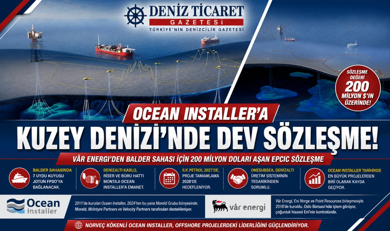 Ocean Installer'a Kuzey Denizi'nde Dev Sözleşme