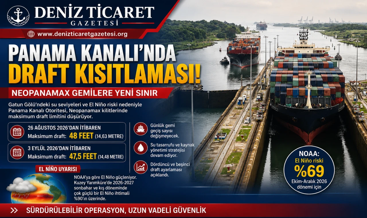 Panama Kanalı’nda Draft Kısıtlaması