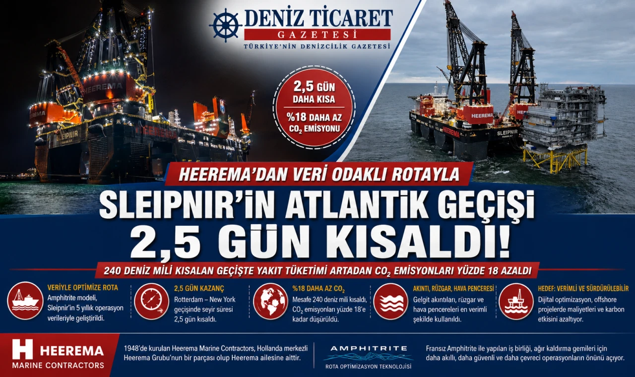 Sleipnir'in Atlantik Geçişi 2,5 Gün Kısaldı