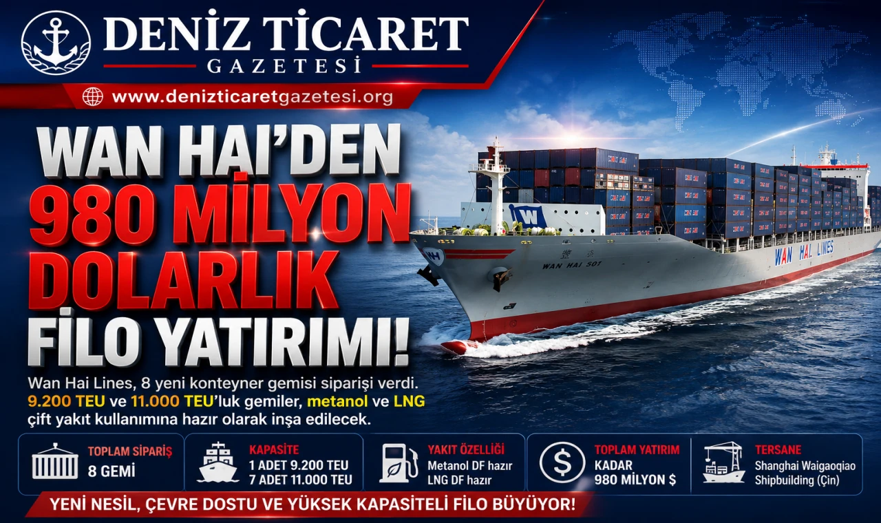 Wan Hai’den 980 Milyon Dolarlık Filo Atağı