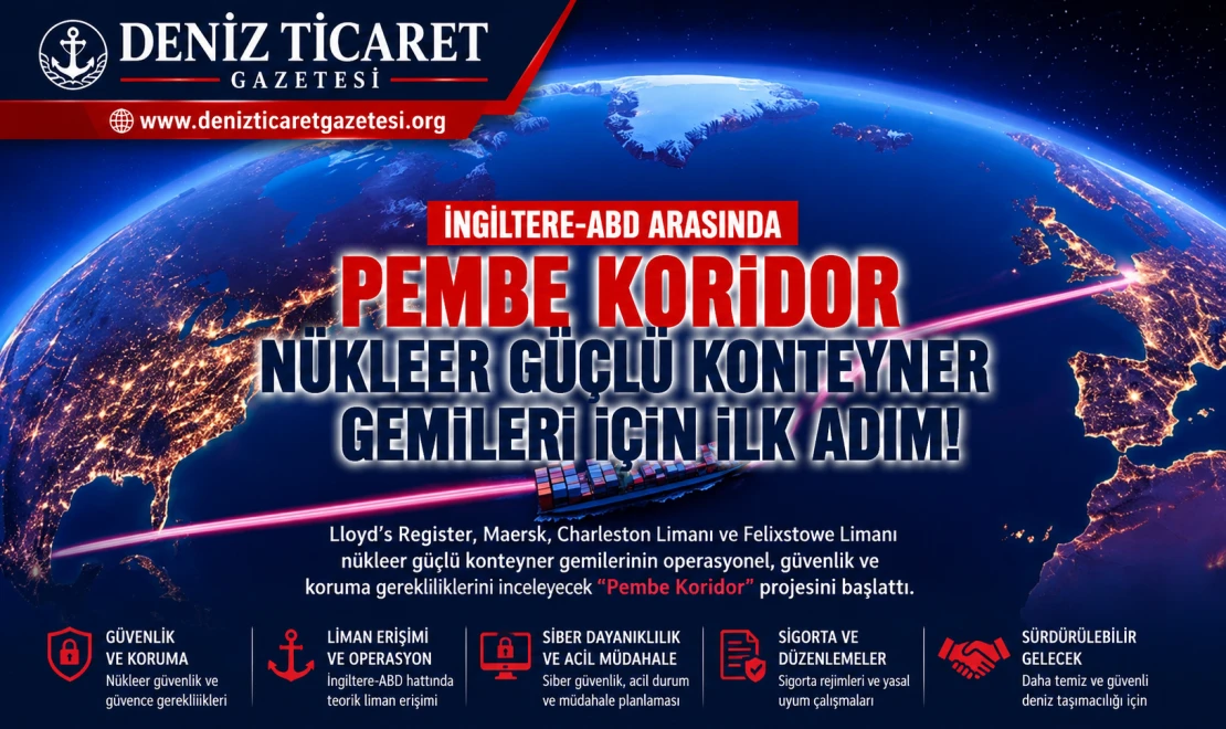 İngiltere-ABD Arasında “Pembe Koridor”: Nükleer Konteyner Gemisi