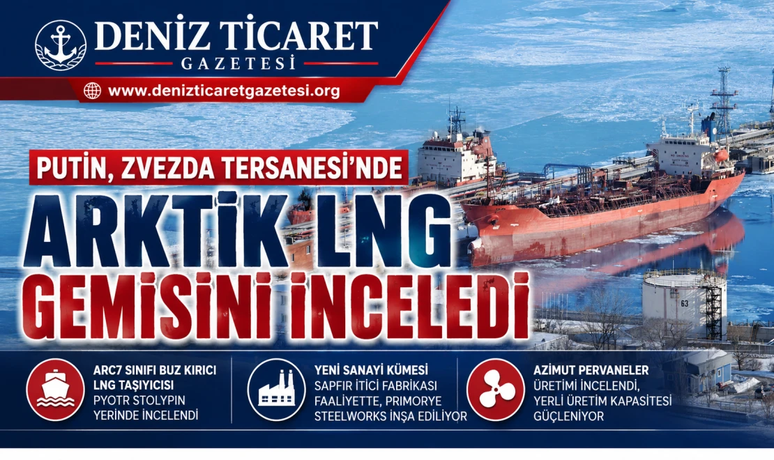 Putin, Arktik LNG Gemisini İnceledi